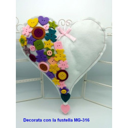 Fustella XL Cuore bordi lisci