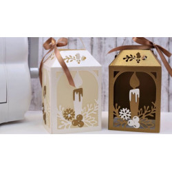 Fustella Sizzix Thinlits Winter Lantern by Katelyn Lizardi