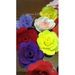 Fustella XL Rose due misure con foglia