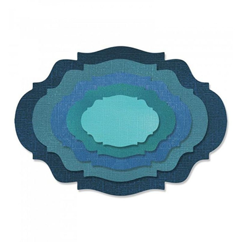 Fustella Sizzix Thinlits Stacked Baroque