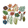 Fustella Sizzix Thinlits Funky Floral