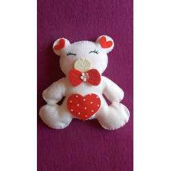 Fustella M Orsetto con cuore portafoto
