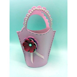 Fustella A4 Borsa con Fiori 3-D