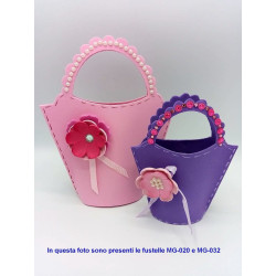 Fustella A4 Borsa con Fiori 3-D