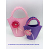 Fustella A4 Borsa con Fiori 3-D