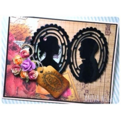 Fustella metallica Cameo Lovers