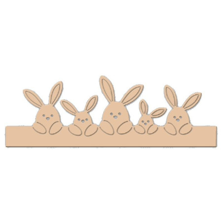 Fustella metallica Bunny Border