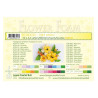 Fommy Leane Creatief per fiori 0,8 mm in fogli A4 10 pezzi colore Giallo chiaro