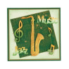 Leane Creatief Wood shapes Musical notes