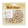 Leane Creatief Wood shapes Musical notes