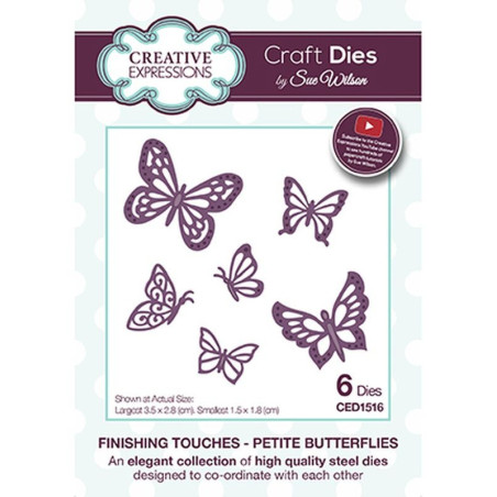 Fustella metallica Creative Expressions Petite Butterflies