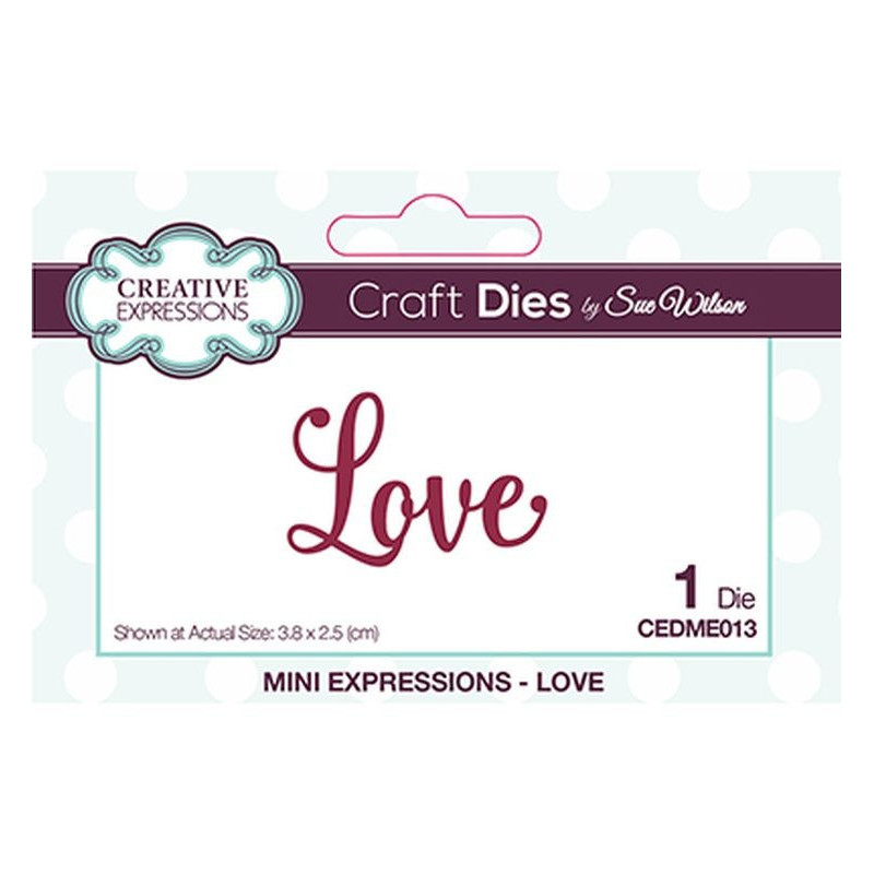 Fustella metallica Creative Expressions Love