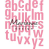 Fustella metallica Marianne Design Collectables Alphabet XXL