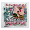 Fustella metallica Joy! Crafts Girl on bicycle