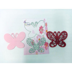Fustella metallica Farfalla 6