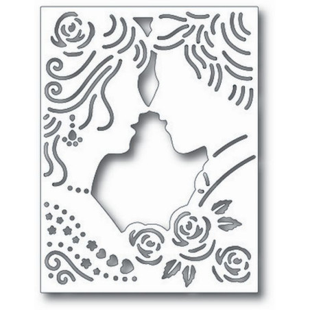 Fustella metallica Tutti Designs Wedding Couple Panel