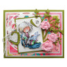 Fustella metallica Marianne Design Collectables Candy hearts NL text + Stamp