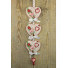 Fustella metallica Marianne Design Collectables Candy hearts GB text + Stamp