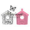 Fustella metallica Marianne Design Collectables Birdhouse home