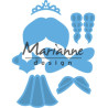 Fustella metallica Marianne Design Creatables Kim's Buddies princess