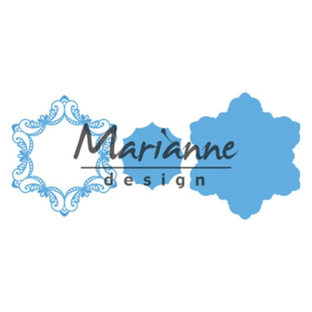 Fustella metallica Marianne Design Creatables Royal frame