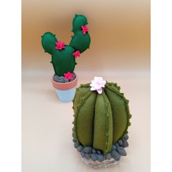 Fustella XL Cactus e pianta grassa con fiore