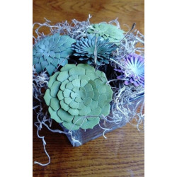 Fustella metallica Marianne Design Craftables Succulent Pointed