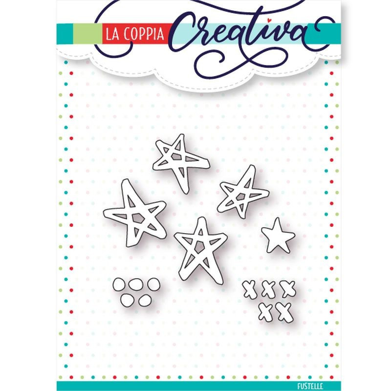 Fustella metallica Mini stelle moderne