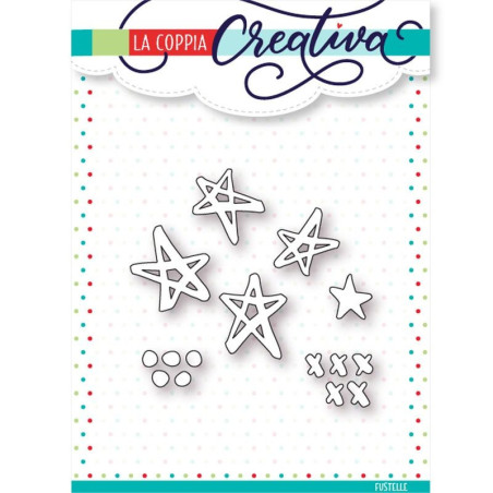 Fustella metallica Mini stelle moderne