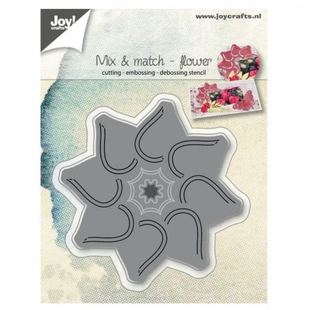 Fustella metallica Joy! Crafts Cutting & Embossing Mix & Match Bloem