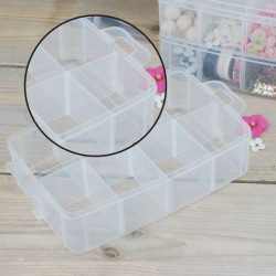Porta fustellati in plastica a 3 scomparti con divisori