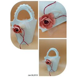 Fustella A4 Borsa con Fiori 3-D