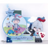 Fustella metallica Marianne Design Creatables Kim's Buddies knight