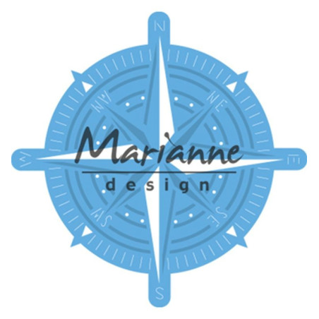Fustella metallica Marianne Design Creatables Compass
