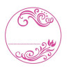 Timbro in legno Ornamento