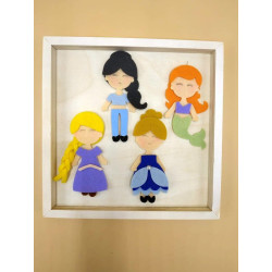 Fustella doppia XL Principesse
