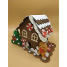 Fustella A4 doppia + L Casetta gingerbread e cornice maxi