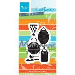Fustella metallica Marianne Design Craftables Lanterns set