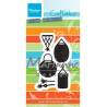 Fustella metallica Marianne Design Craftables Lanterns set