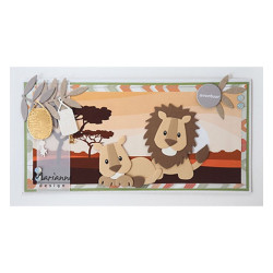Fustella metallica Marianne Design Craftables Lanterns set