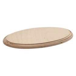 Base di legno ovale 240x140