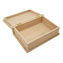 Box porta libro in legno