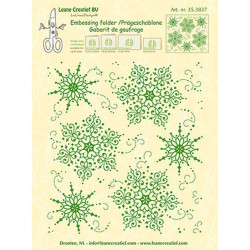 Embossing folder Leane Creatief Snow medallion