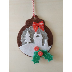 Fustella XL Palla di Natale con decorazioni