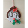 Fustella XL Palla di Natale con decorazioni