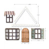 Fustella Sizzix Thinlits Village Fixer Upper by Tim Holtz