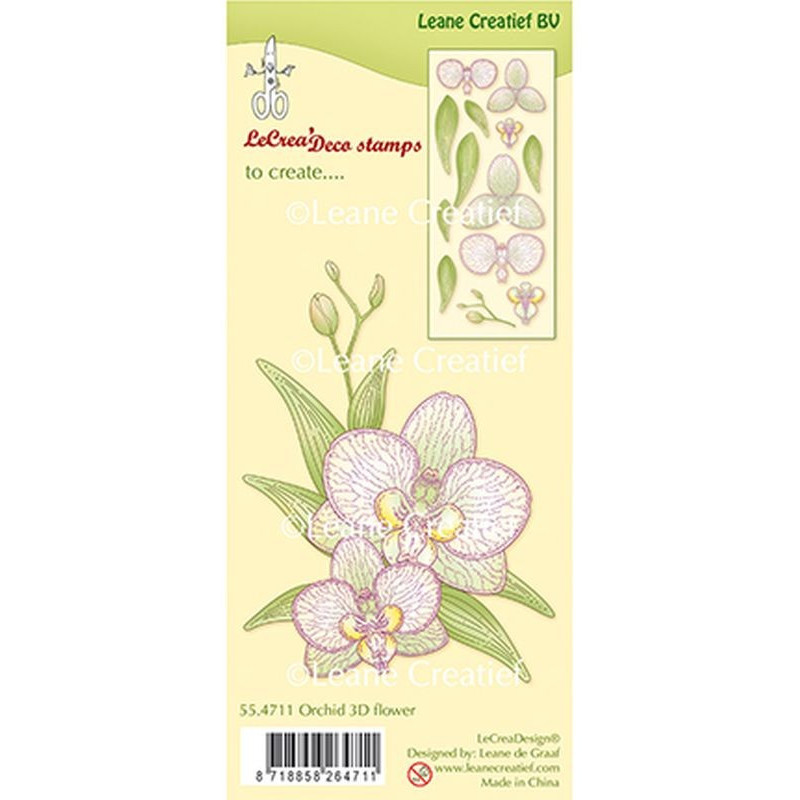 Timbro Leane Creatief Orchid 3D Flower