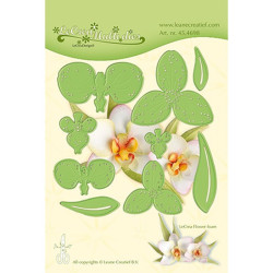 Fustella metallica Leane Creatief flower 012 Orchid