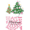 Fustella metallica Marianne Design Collectables Eline's Christmas tree