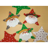 Fustella XL Babbo Natale Stella e vischio
